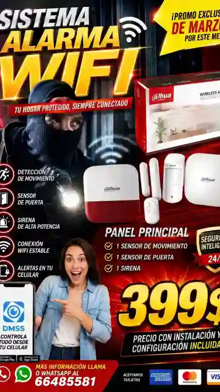 sistema de alarma wifi